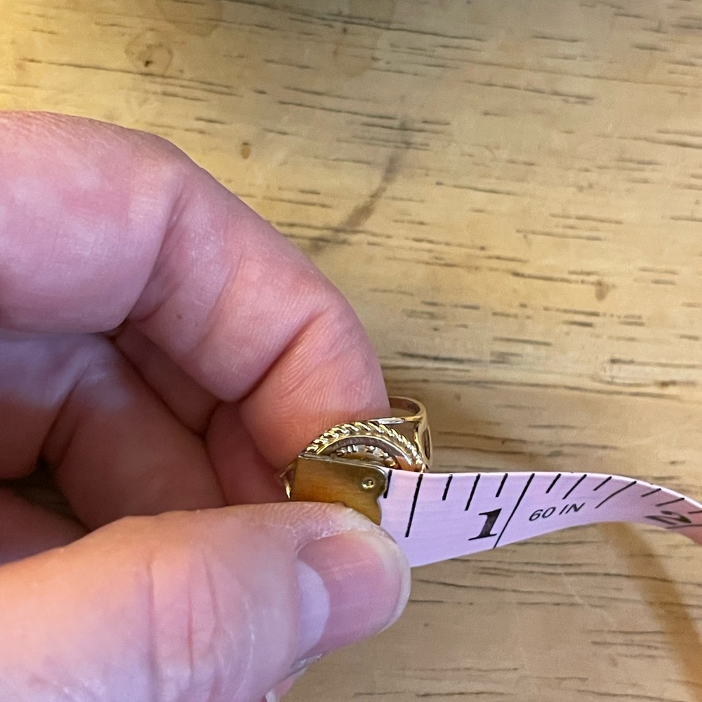 Van Dell Disney 10kt Gold Mickey Mouse USA Coin Ring size 5 Vintage Original Box - Picture 10 of 16